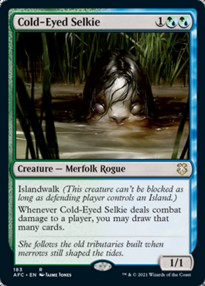 Cold-Eyed Selkie [Dungeons & Dragons: Adventures in the Forgotten Realms Commander] - Destination Retro