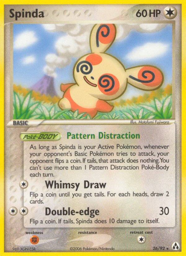 Spinda (26/92) [EX: Legend Maker] - Destination Retro
