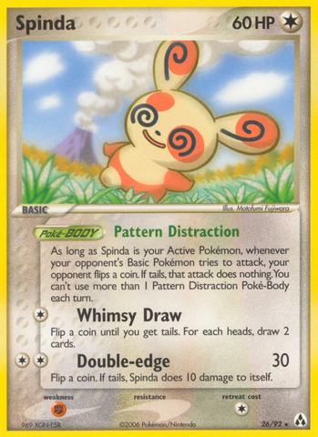 Spinda (26/92) [EX: Legend Maker] - Destination Retro