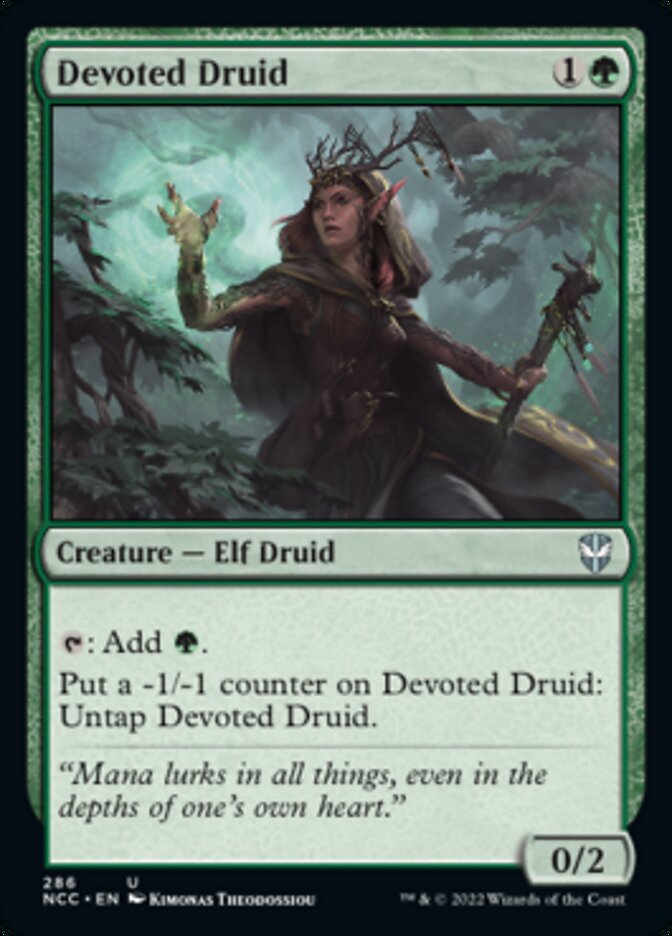 Devoted Druid [Streets of New Capenna Commander] - Destination Retro