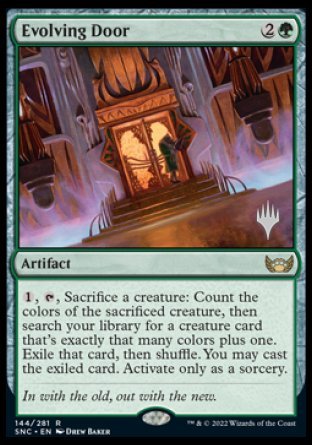 Evolving Door (Promo Pack) [Streets of New Capenna Promos] - Destination Retro