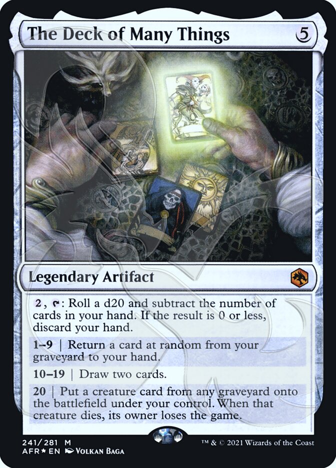The Deck of Many Things (Ampersand Promo) [Dungeons & Dragons: Adventures in the Forgotten Realms Promos] - Destination Retro