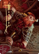 Arni Brokenbrow Art Card (Gold-Stamped Signature) [Kaldheim: Art Series] - Destination Retro