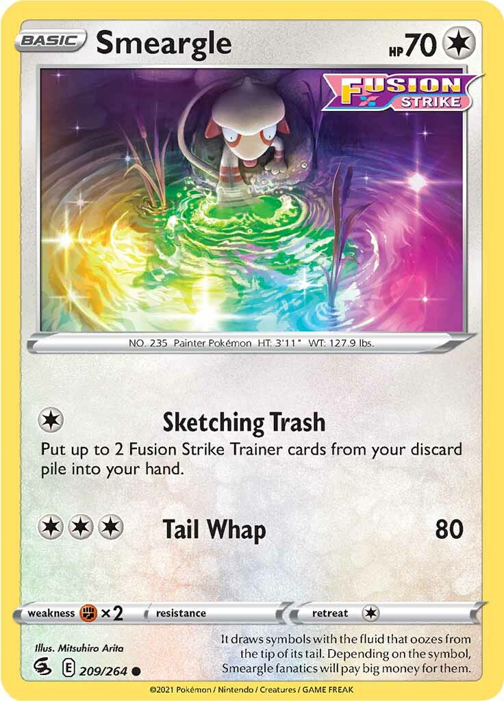 Smeargle (209/264) [Sword & Shield: Fusion Strike] - Destination Retro
