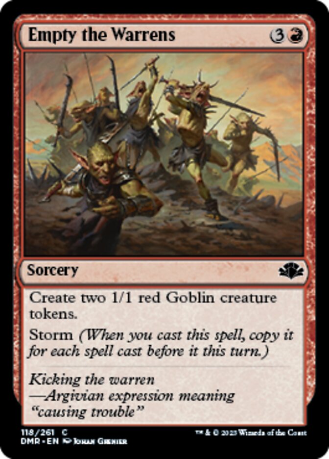 Empty the Warrens [Dominaria Remastered] - Destination Retro