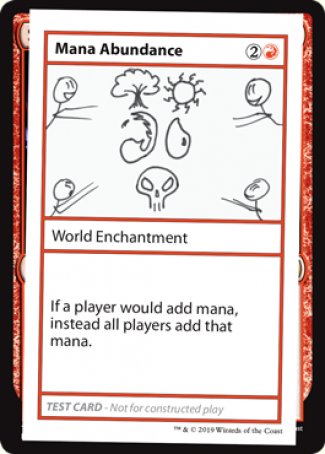Mana Abundance (2021 Edition) [Mystery Booster Playtest Cards] - Destination Retro
