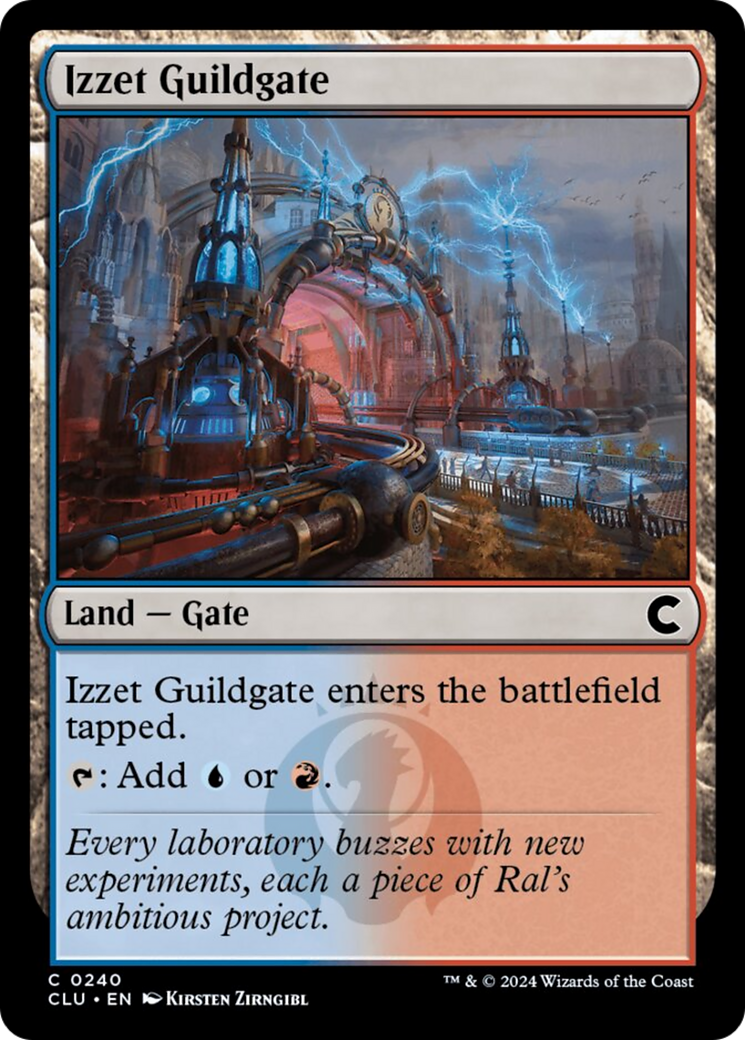 Izzet Guildgate [Ravnica: Clue Edition] - Destination Retro