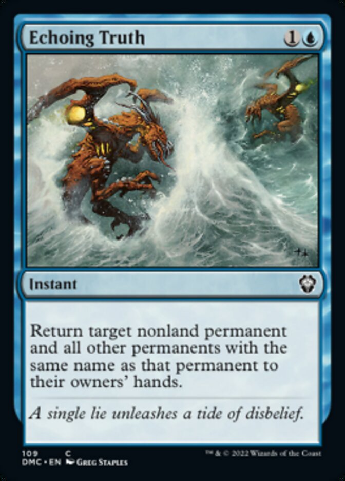 Echoing Truth [Dominaria United Commander] - Destination Retro