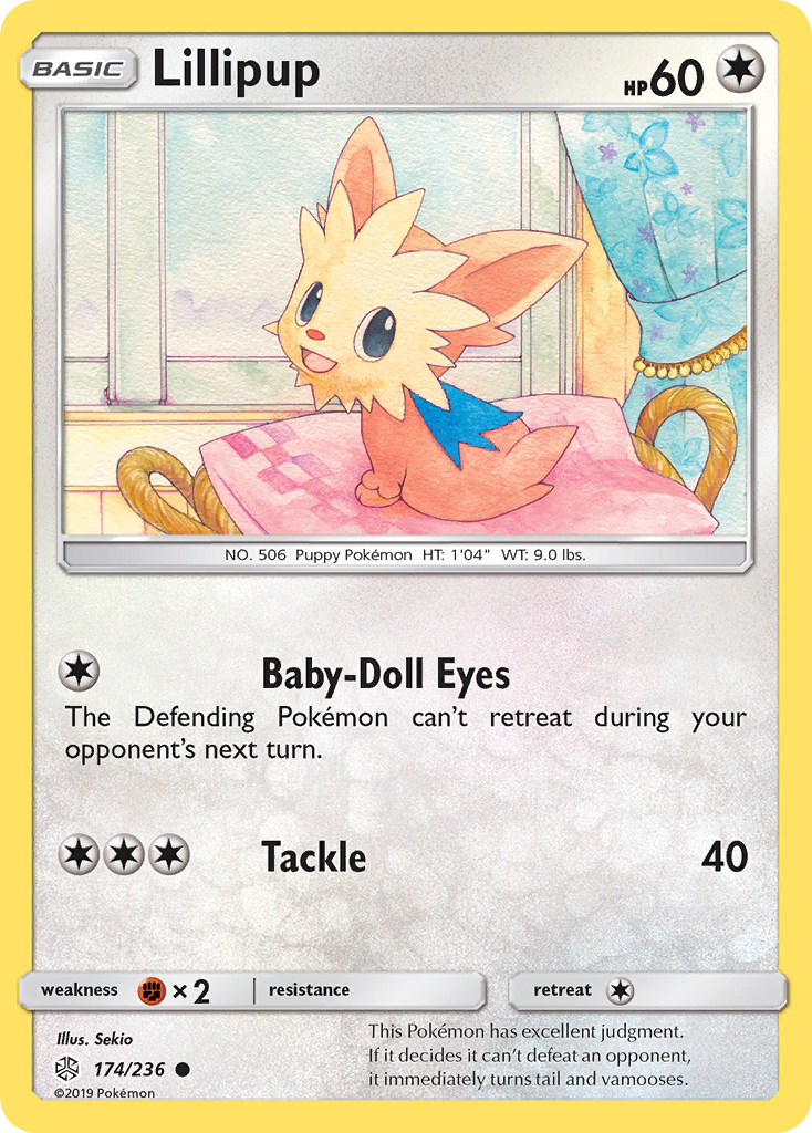 Lillipup (174/236) [Sun & Moon: Cosmic Eclipse] - Destination Retro