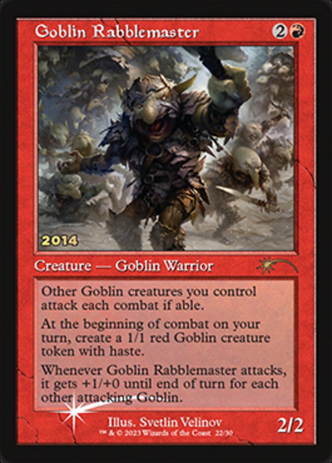 Goblin Rabblemaster [30th Anniversary Promos] - Destination Retro