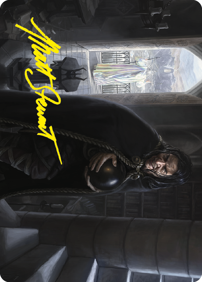 Grima, Saruman's Footman Art Card (Gold-Stamped Signature) [The Lord of the Rings: Tales of Middle-earth Art Series] - Destination Retro