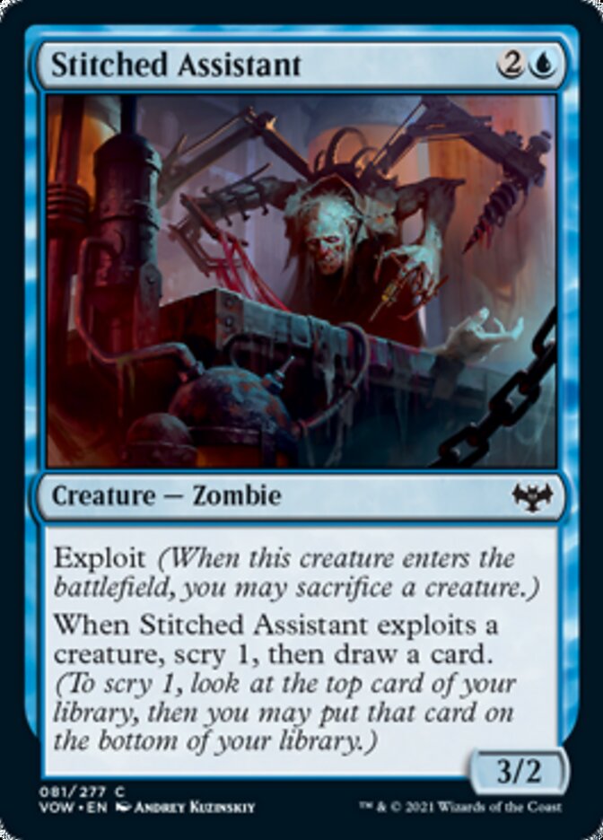 Stitched Assistant [Innistrad: Crimson Vow] - Destination Retro