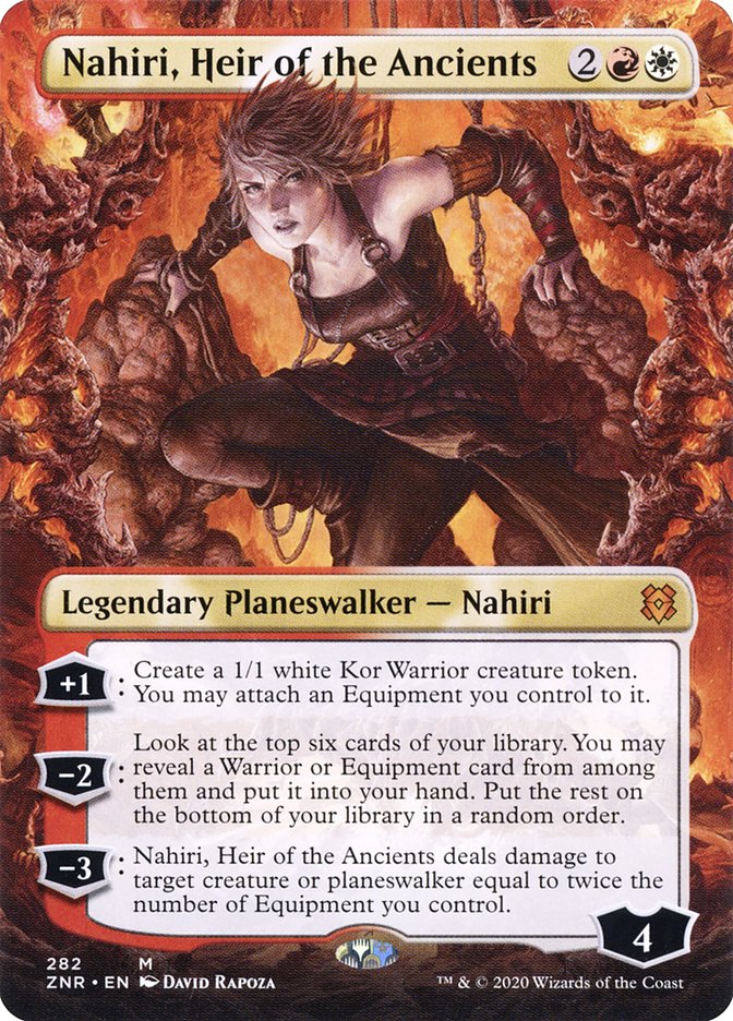 Nahiri, Heir of the Ancients (Borderless) [Zendikar Rising] - Destination Retro