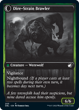 Tireless Hauler // Dire-Strain Brawler [Innistrad: Double Feature] - Destination Retro