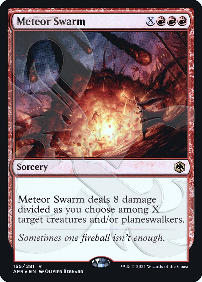 Meteor Swarm (Ampersand Promo) [Dungeons & Dragons: Adventures in the Forgotten Realms Promos] - Destination Retro