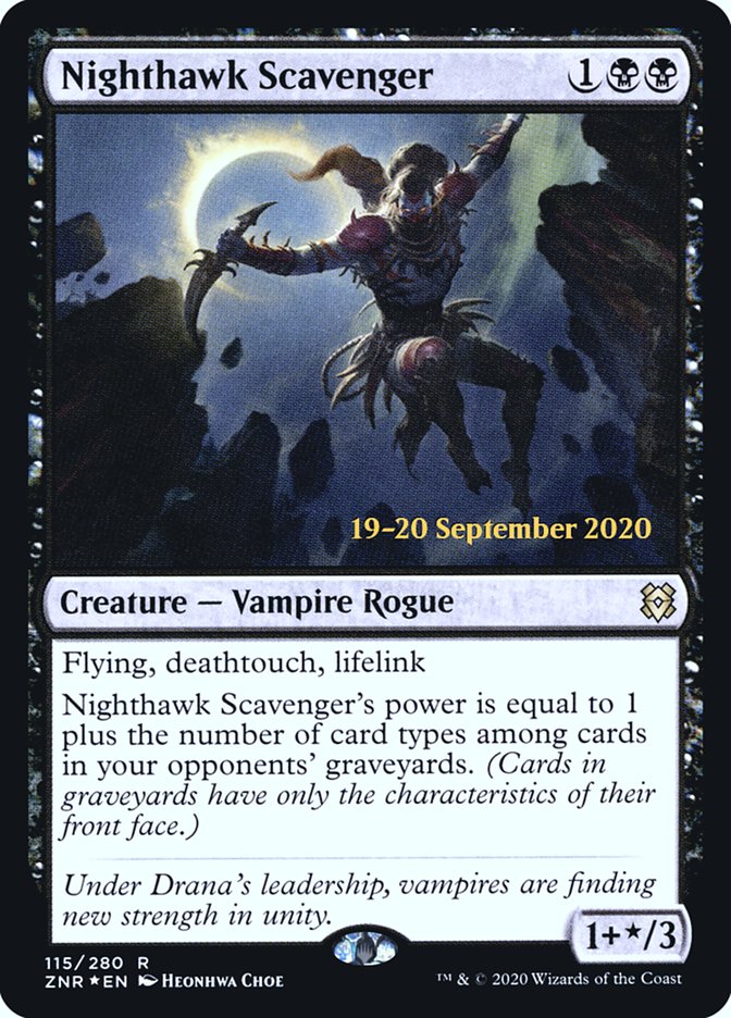 Nighthawk Scavenger  [Zendikar Rising Prerelease Promos] - Destination Retro