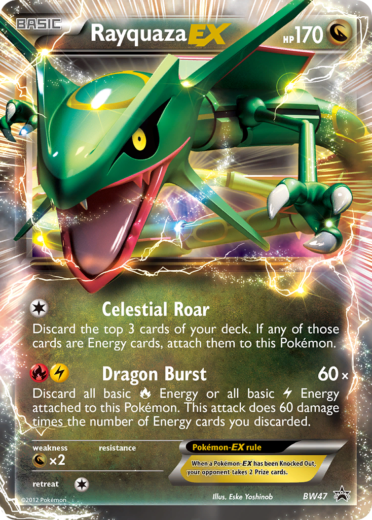 Rayquaza EX (BW47) [Black & White: Black Star Promos] - Destination Retro