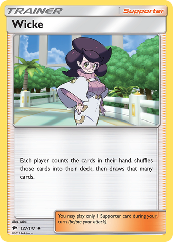 Wicke (127/147) [Sun & Moon: Burning Shadows] - Destination Retro