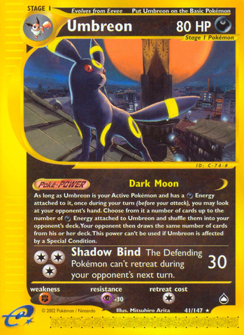 Umbreon (41/147) [Aquapolis] - Destination Retro