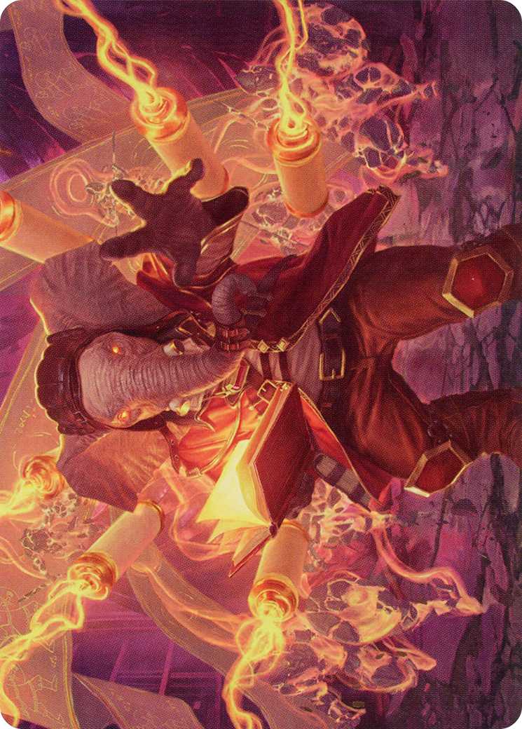 Quintorius, Loremaster Art Card (52) [March of the Machine Art Series] - Destination Retro