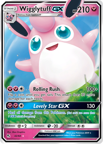 Wigglytuff GX (42/68) [Sun & Moon: Hidden Fates] - Destination Retro