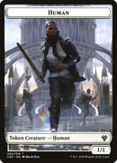 Human // Treasure Double-sided Token [Commander 2020 Tokens] - Destination Retro
