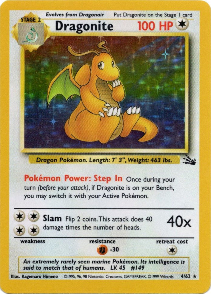 Dragonite (4/62) [Fossil Unlimited] - Destination Retro