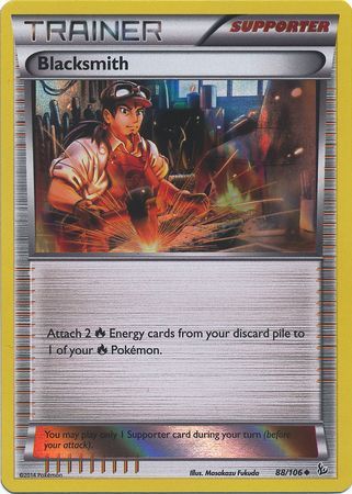 Blacksmith (88/106) (Sheen Holo Pyroar Collection Exclusive) [XY: Flashfire] - Destination Retro