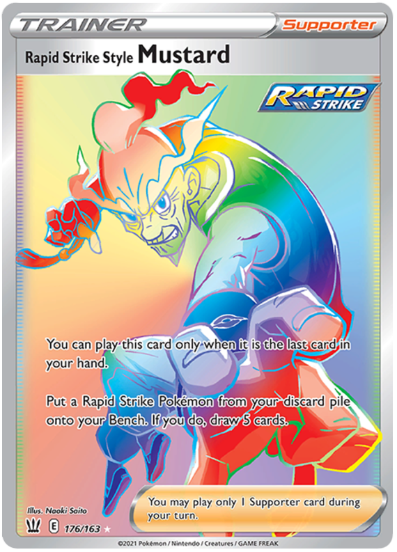 Rapid Strike Style Mustard (176/163) [Sword & Shield: Battle Styles] - Destination Retro