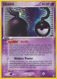 Unown (?) (?/28) [EX: Unseen Forces] - Destination Retro