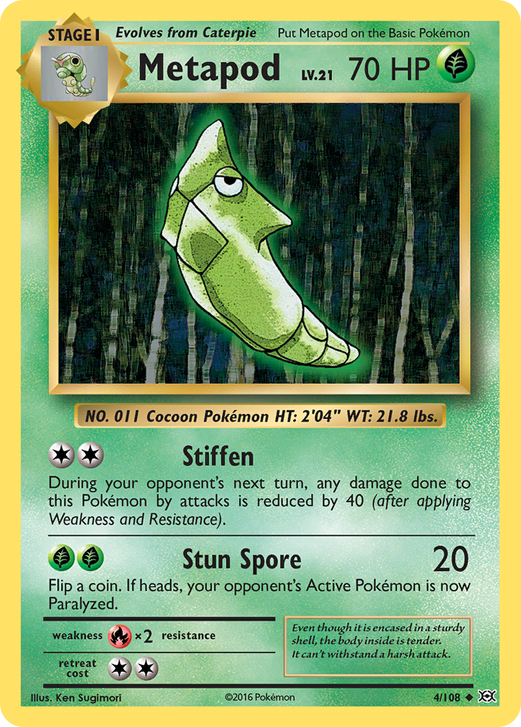 Metapod (4/108) [XY: Evolutions] - Destination Retro