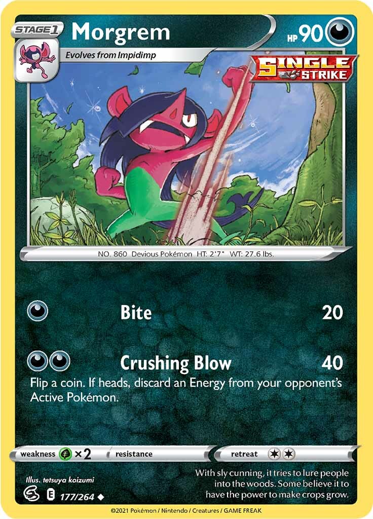 Morgrem (177/264) [Sword & Shield: Fusion Strike] - Destination Retro