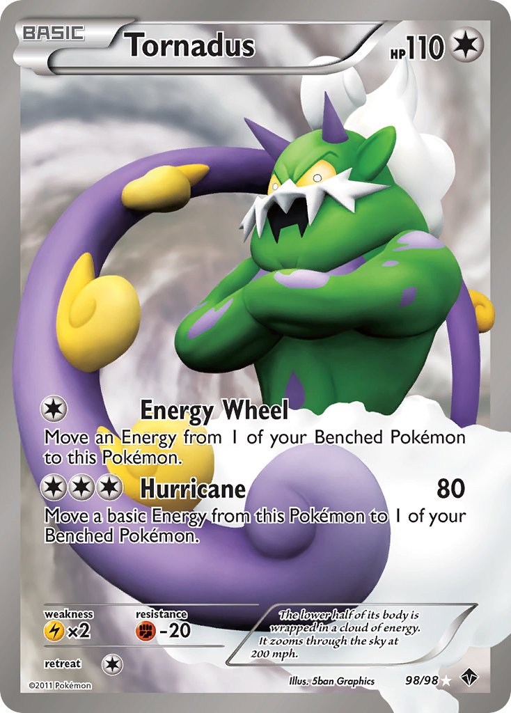 Tornadus (98/98) [Black & White: Emerging Powers] - Destination Retro