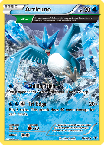 Articuno (17/108) [XY: Roaring Skies] - Destination Retro
