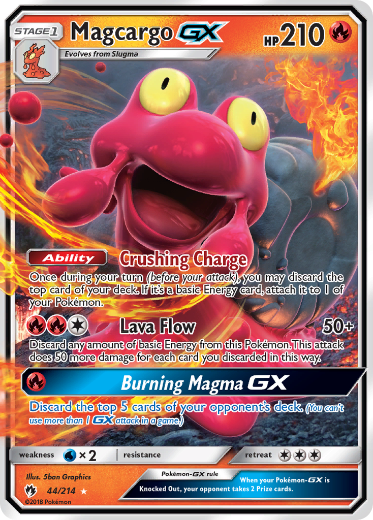 Magcargo GX (44/214) [Sun & Moon: Lost Thunder] - Destination Retro