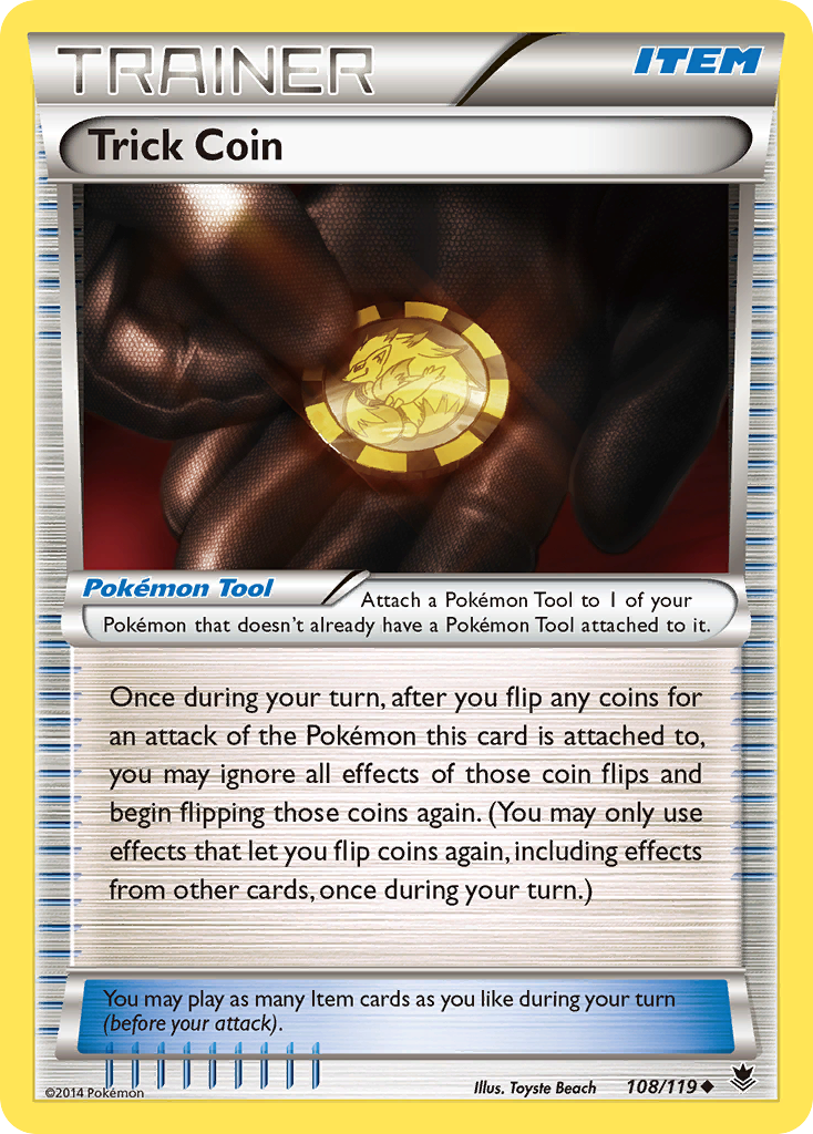 Trick Coin (108/119) [XY: Phantom Forces] - Destination Retro