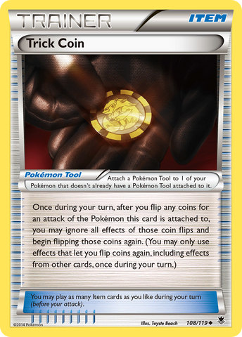 Trick Coin (108/119) [XY: Phantom Forces] - Destination Retro