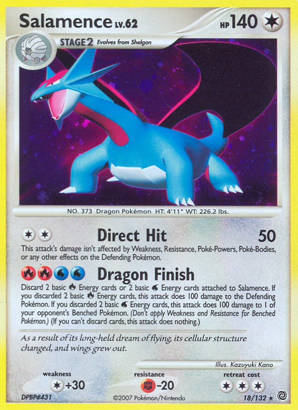 Salamence (18/132) [Diamond & Pearl: Secret Wonders] - Destination Retro