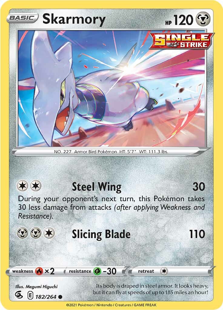 Skarmory (182/264) [Sword & Shield: Fusion Strike] - Destination Retro