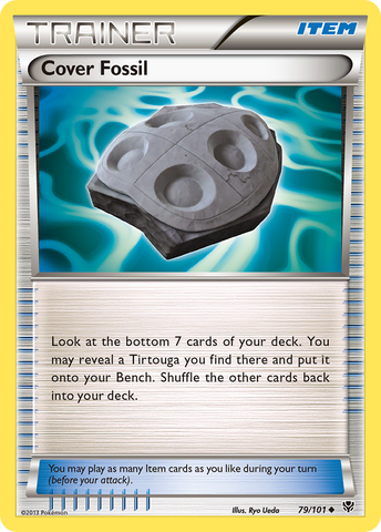 Cover Fossil (79/101) [Black & White: Plasma Blast] - Destination Retro