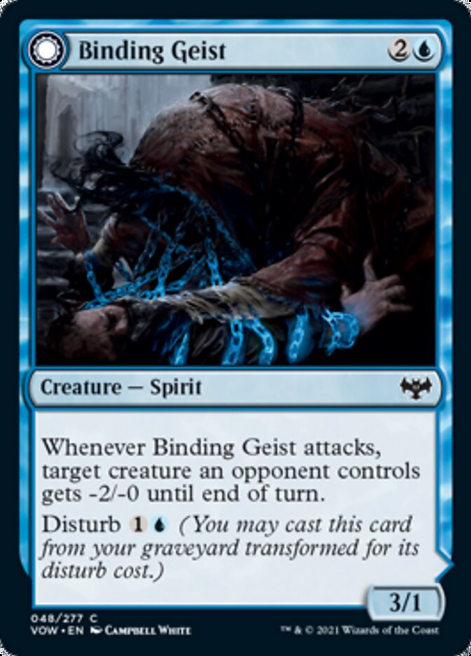 Binding Geist // Spectral Binding [Innistrad: Crimson Vow] - Destination Retro