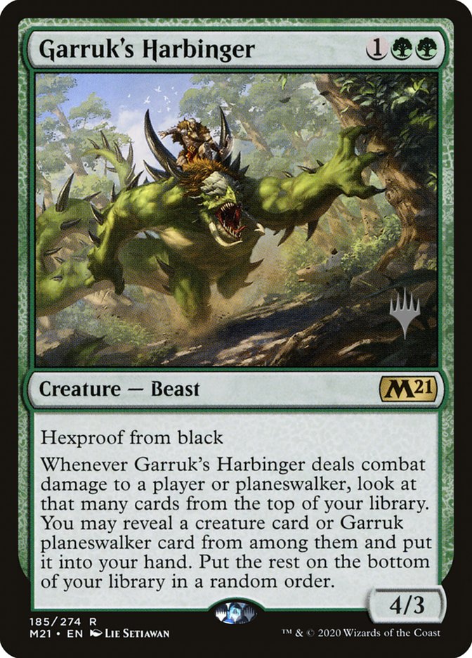 Garruk's Harbinger (Promo Pack) [Core Set 2021 Promos] - Destination Retro