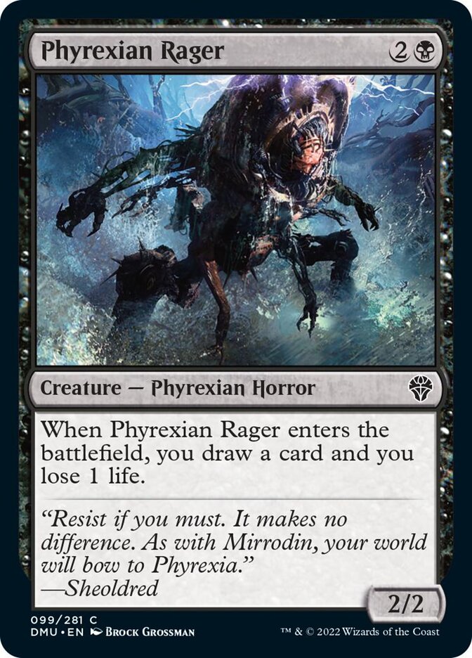 Phyrexian Rager [Dominaria United] - Destination Retro