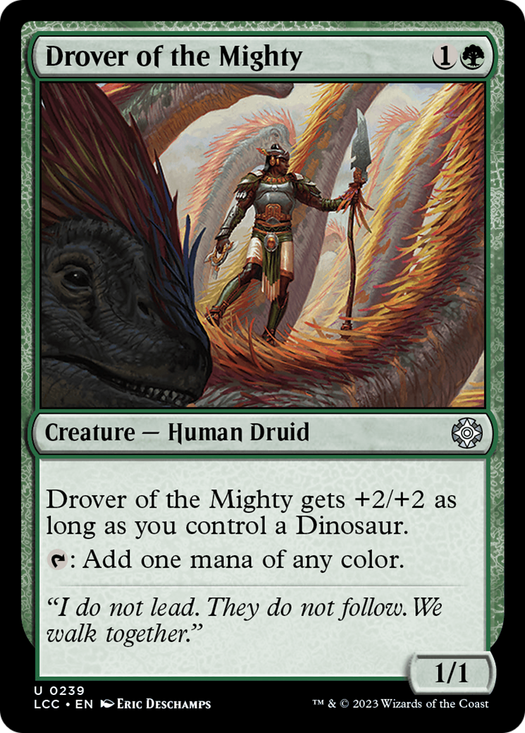 Drover of the Mighty [The Lost Caverns of Ixalan Commander] - Destination Retro