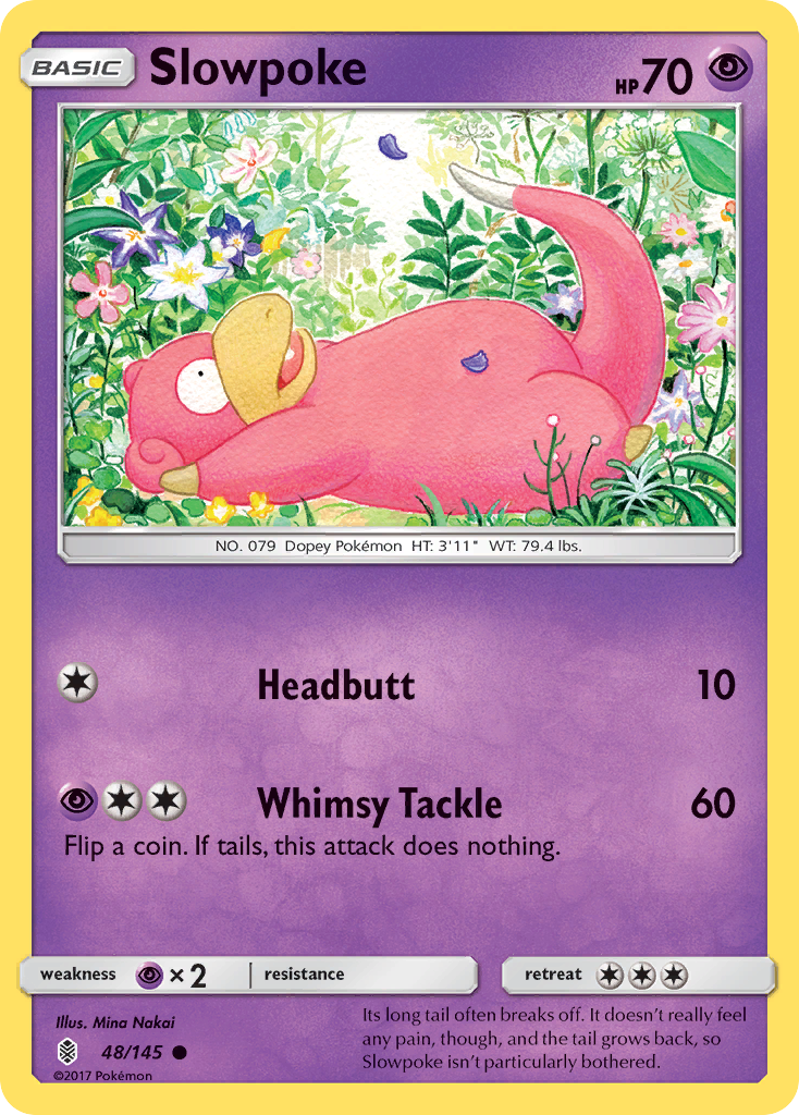 Slowpoke (48/145) [Sun & Moon: Guardians Rising] - Destination Retro