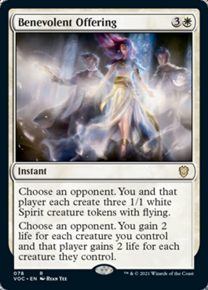 Benevolent Offering [Innistrad: Crimson Vow Commander] - Destination Retro