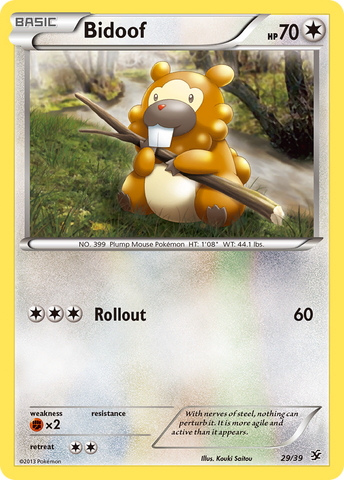 Bidoof (29/39) [XY: Kalos Starter Set] - Destination Retro