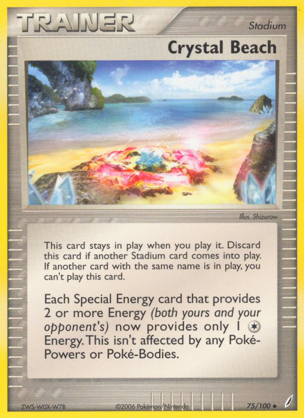 Crystal Beach (75/100) [EX: Crystal Guardians] - Destination Retro