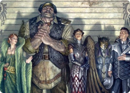 Rogues' Gallery Art Card [Streets of New Capenna Art Series] - Destination Retro
