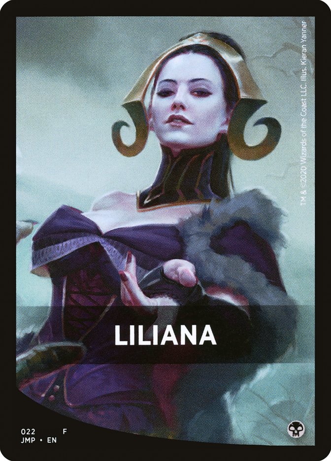 Liliana Theme Card [Jumpstart Front Cards] - Destination Retro